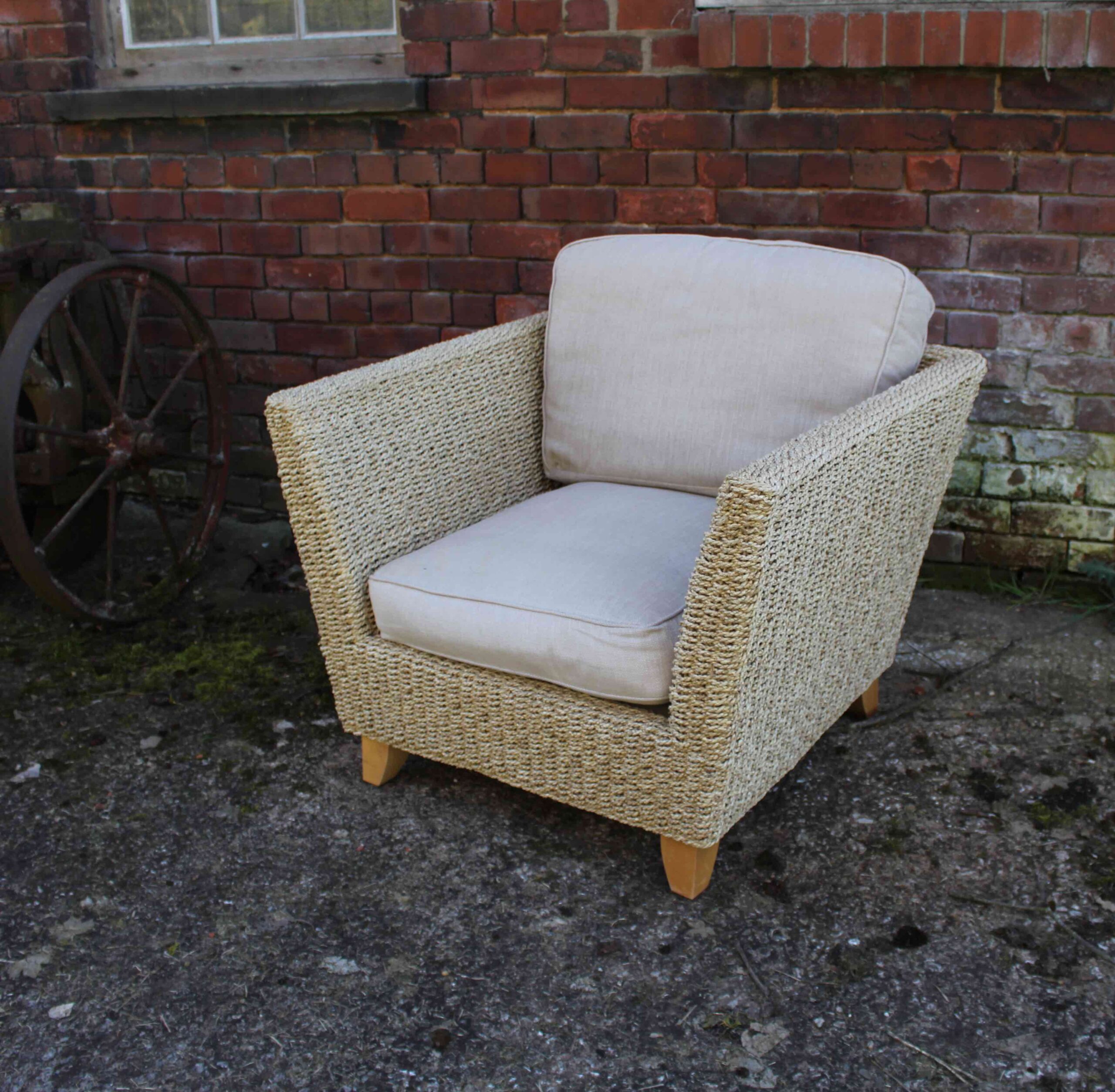 Modern Rattan Easy Chairs Furniture Hire Cheshire Furniture Rental