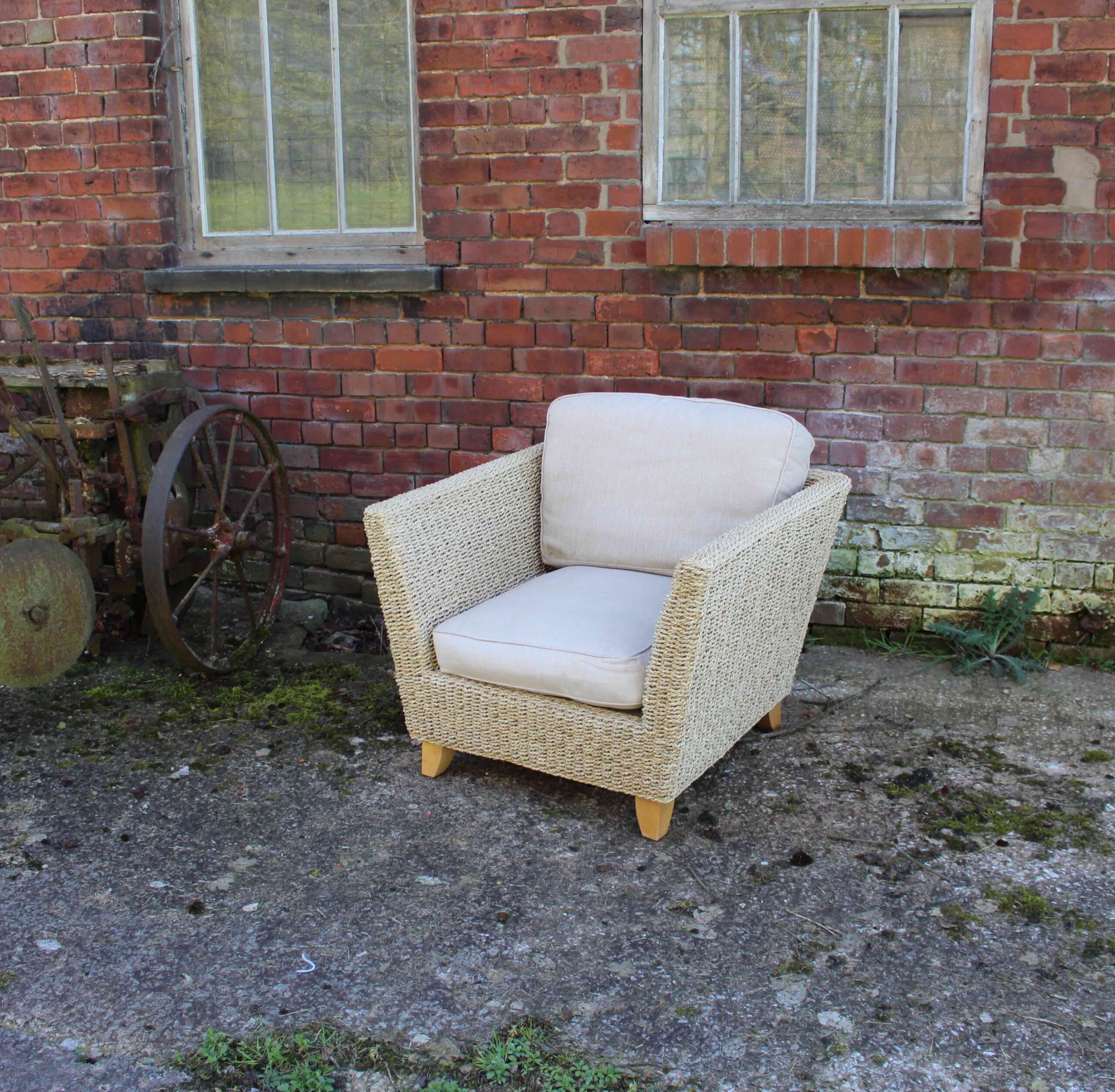 Modern Rattan Easy Chairs Furniture Hire Cheshire Furniture Rental