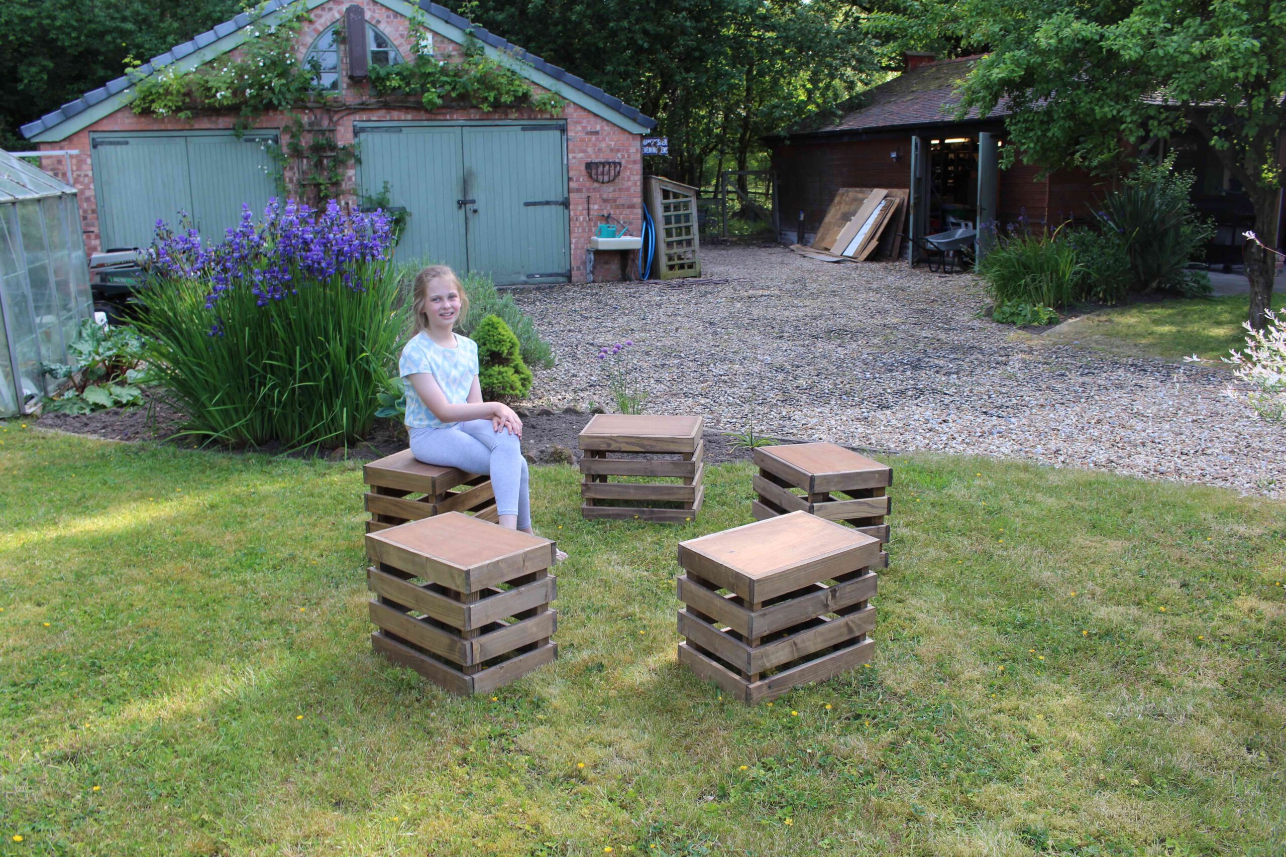 Crate Seated Boxes Furniture Hire Cheshire Furniture Rental Events